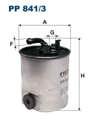 FILTRON PP841/3 Yakıt Filtresi A6110920101 resmi
