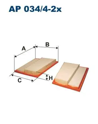 FILTRON AP034/4-2X Hava Filtresi resmi