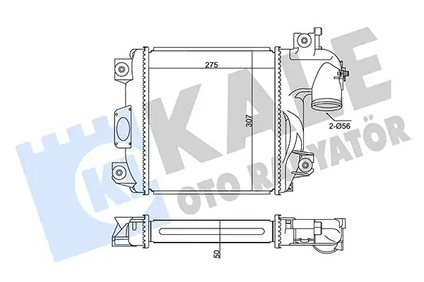 KALE 350890 Turbo Radyatörü 179400L060 resmi