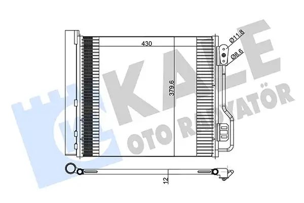 KALE 342545 Klima Radyatörü A4515000154 resmi