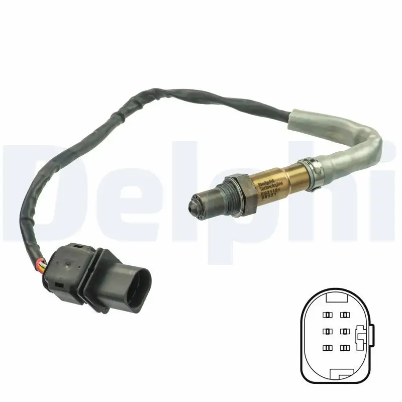 DELPHI ES21124-12B1 Oksijen Sensörü 03L906262 resmi
