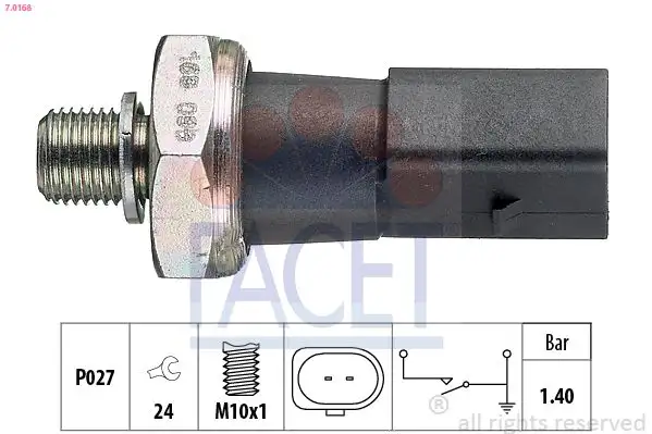 FACET 7.0168 Yağ Müşiri 06D919081B resmi