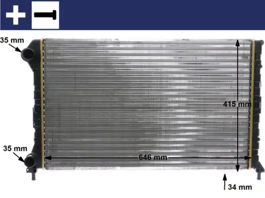 MAHLE CR1447000S Radyatör resmi