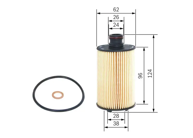 BOSCH F026407154 Yağ Filtresi resmi
