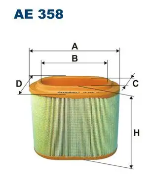 FILTRON AE358 Hava Filtresi 281304A001 resmi