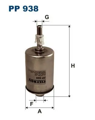FILTRON PP938 Yakıt Filtresi resmi