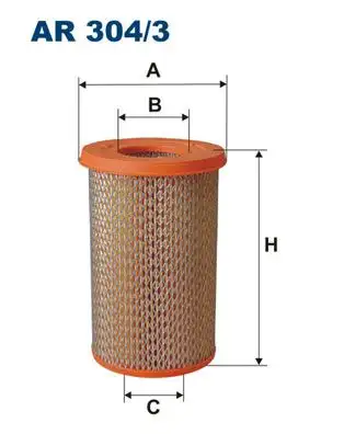 FILTRON AR304/3 Hava Filtresi resmi