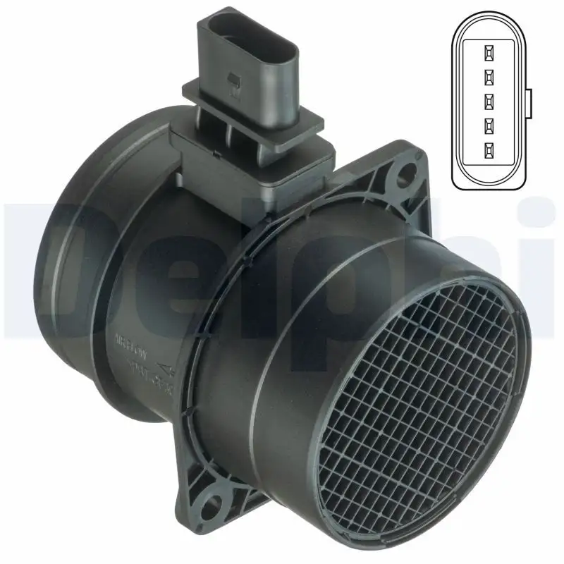 DELPHI AF10407-12B1 Hava Debimetresi 03G906461C resmi