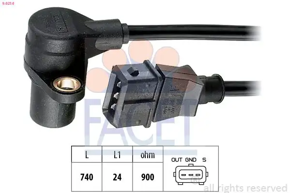 FACET 9.0214 Krank Sensörü 078906433 resmi