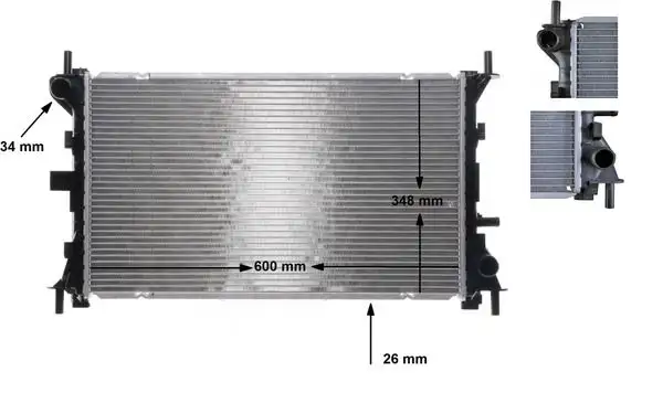 MAHLE CR628000S Radyatör resmi