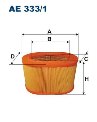 FILTRON AE333/1 Hava Filtresi MZ311785 resmi