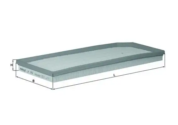 MAHLE LX1751 Hava Filtresi 06F133843B resmi