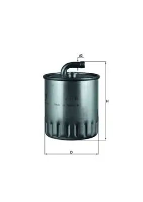 MAHLE KL179 Yakıt Filtresi A6110920001 resmi