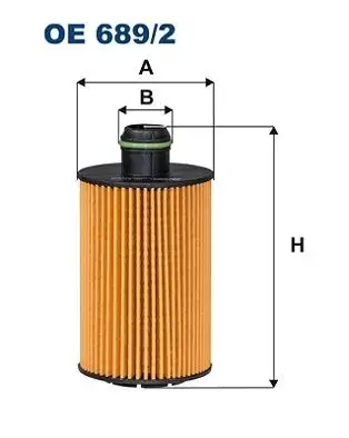 FILTRON OE689/2 Yağ Filtresi resmi