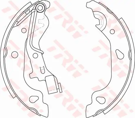 TRW GS8687 Arka Fren Balatası 77362296 resmi