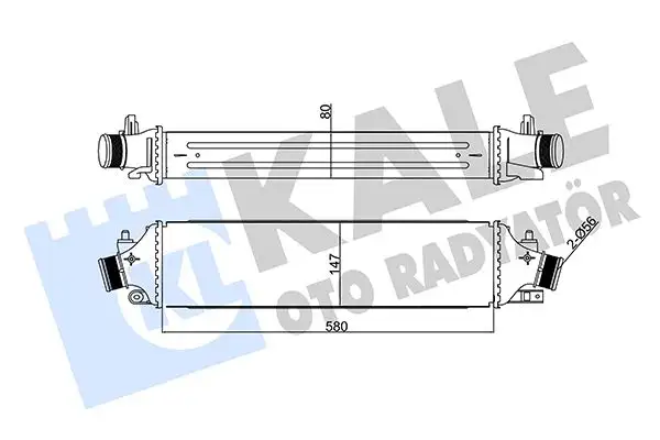 KALE 352415 Turbo Radyatörü 50514486 resmi