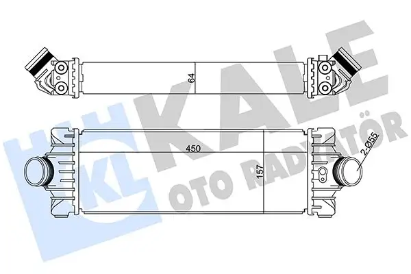 KALE 351285 Turbo Radyatörü resmi