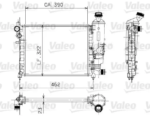 VALEO 730372 Radyatör resmi