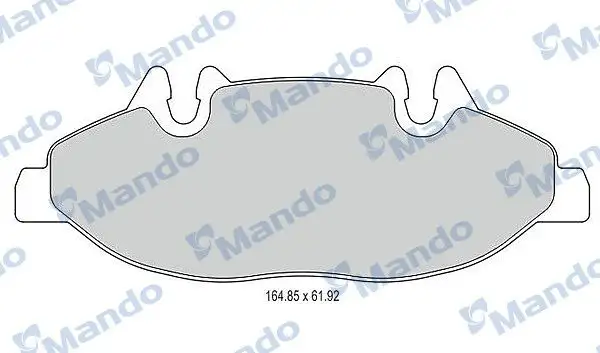 MANDO MBF015208 Ön Fren Balatası resmi