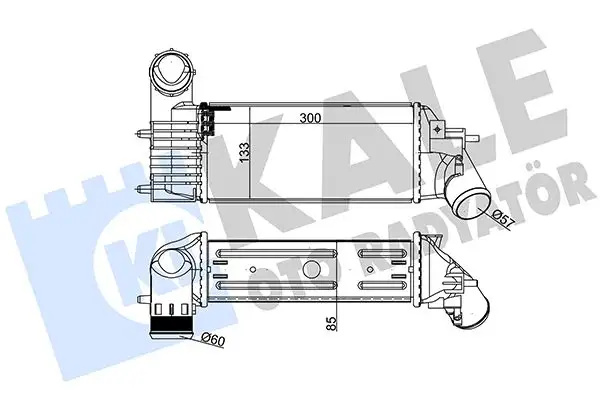 KALE 343600 Turbo Radyatörü 0384F3 resmi