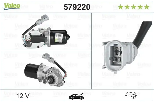 VALEO 579220 Silecek Motoru (Ön) 7701050898 resmi