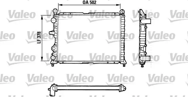 VALEO 811071 Radyatör resmi