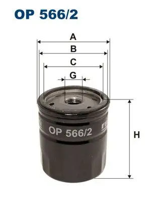 FILTRON OP566/2 Yağ Filtresi resmi