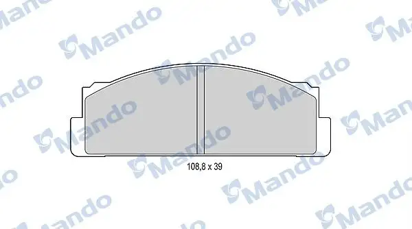 MANDO MBF015053 Ön Fren Balatası resmi