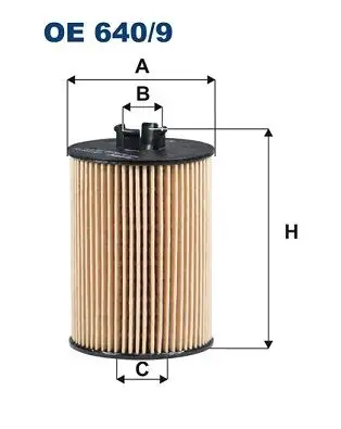 FILTRON OE640/9 Yağ Filtresi A2661840325 resmi