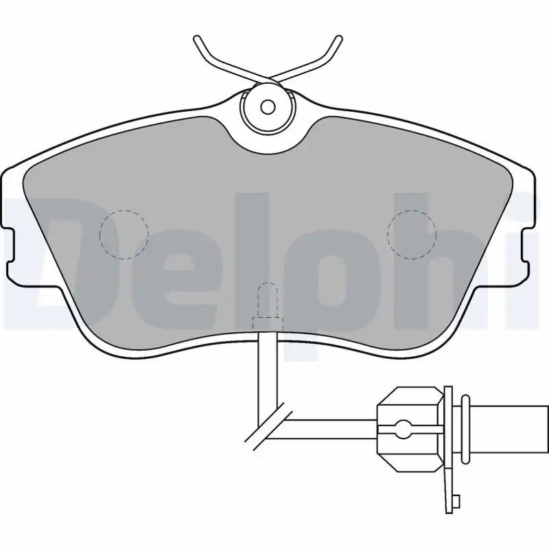 DELPHI LP1542 Ön Fren Balatası 7D0698151G resmi