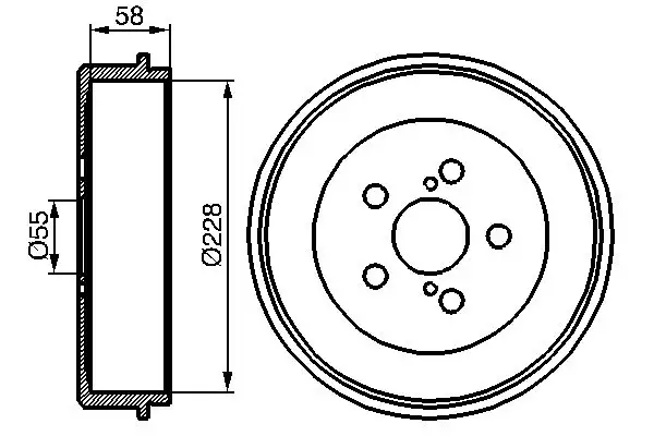 BOSCH 0986477140 Fren Kampanası 4243105020 resmi