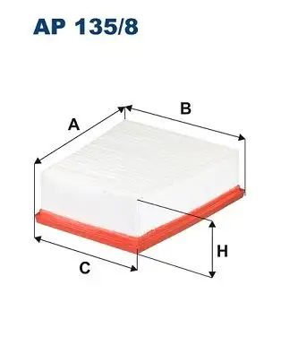 FILTRON AP135/8 Hava Filtresi resmi