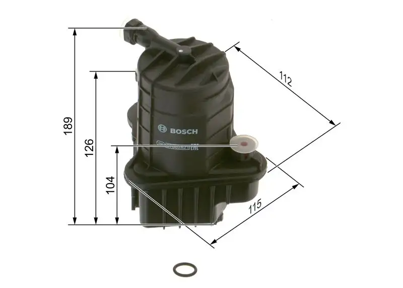 BOSCH 09864B2025 Yakıt Filtresi resmi