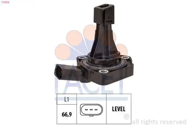 FACET 7.0224 Motor Yağ Seviye Sensörü 04L907660C resmi