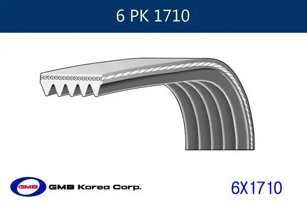 GMB 6PK1710 Kayış resmi