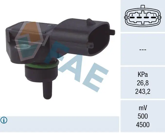 FAE 15124 MAP Sensörü 3920042020 resmi
