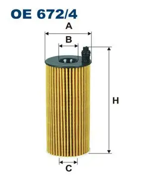 FILTRON OE672/4 Yağ Filtresi 11428507683 resmi