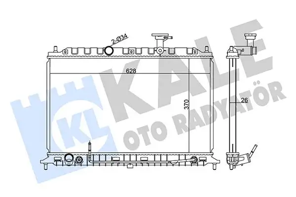 KALE 359100 Radyatör resmi