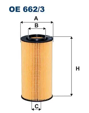 FILTRON OE662/3 Yağ Filtresi 30788490 resmi