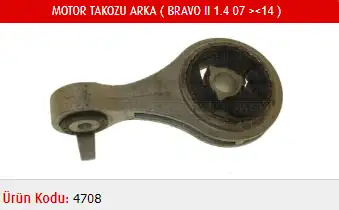 MASTER M4708 Motor Takozu (Arka) 51910856 resmi