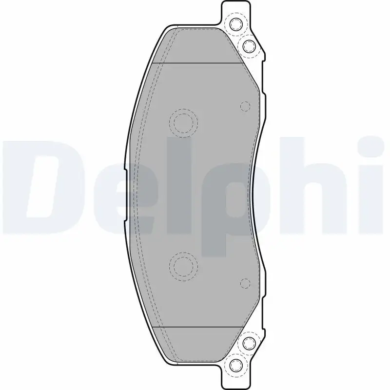 DELPHI LP2082 Ön Fren Balatası 1605202 resmi