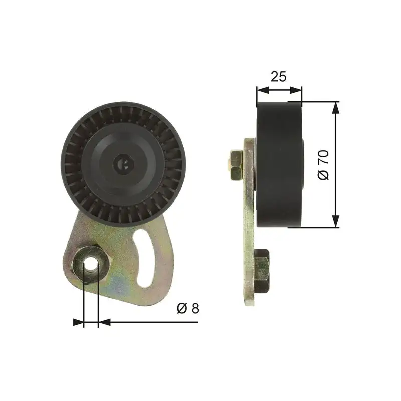GATES T39019 Alternatör Gergi Rulmanı PQG100340 resmi