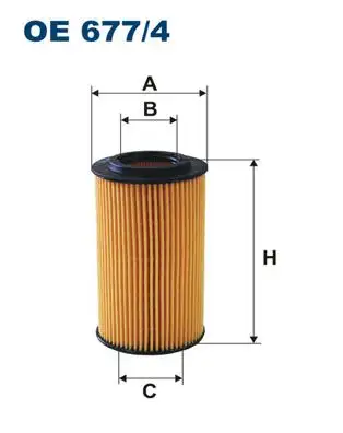 FILTRON OE677/4 Yağ Filtresi resmi