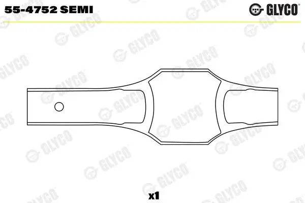 GLYCO 55-4752-SEMI Piston Kol Burcu 51024051051HA resmi
