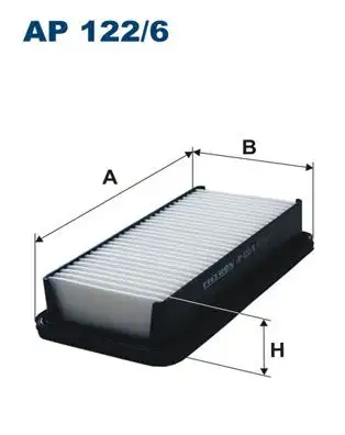 FILTRON AP122/6 Hava Filtresi 281131G100 resmi