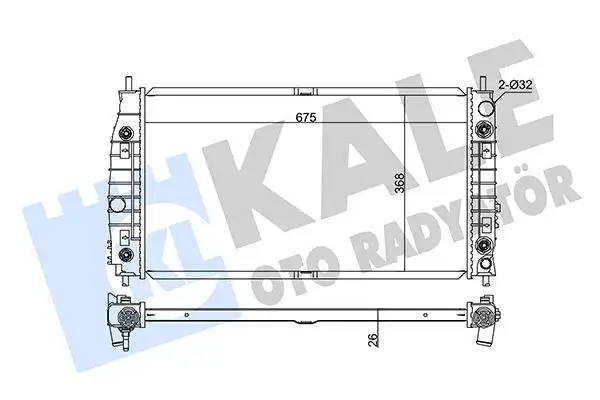 KALE 341935 Radyatör resmi