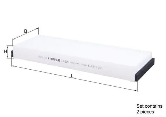 MAHLE LA239/S Polen Filtresi resmi