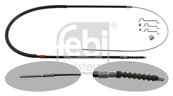 FEBI 36673 El Fren Halatı (Arka Sol) 34411162998 resmi