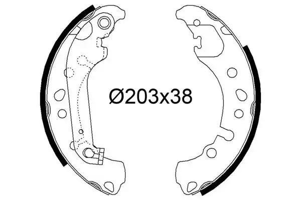 VALEO 564295 Arka Fren Balatası KTH1BC2200AB resmi