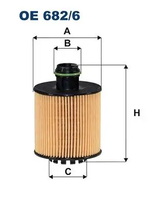 FILTRON OE682/6 Yağ Filtresi resmi